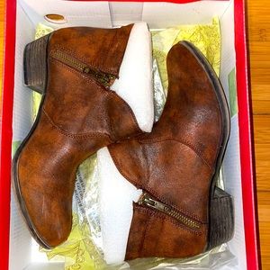 Brown booties